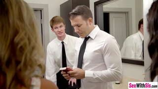 Sexy adolescentes Ms Faris e Whitney Wright gusta incondicional threesom sexo despois de mamar pau